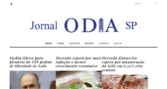 Desktop Screenshot of jornalodiasp.com.br