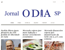Tablet Screenshot of jornalodiasp.com.br
